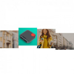 Beghelli Salvalavita Pocket GSM localizzatore GPS Personale Nero