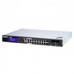 QNAP QGD-1600P Gestito Gigabit Ethernet (10/100/1000) Nero, Grigio Supporto Power over Ethernet (PoE)