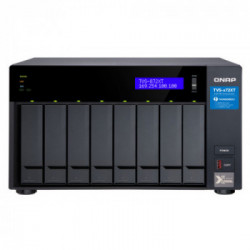 QNAP TVS-872XT i5-8400T Collegamento ethernet LAN Tower Nero NAS