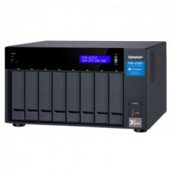 QNAP TVS-872XT i5-8400T Collegamento ethernet LAN Tower Nero NAS