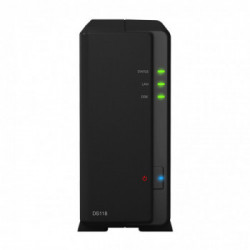 Synology DiskStation DS118 server NAS e di archiviazione Compatta Collegamento ethernet LAN Nero RTD1296