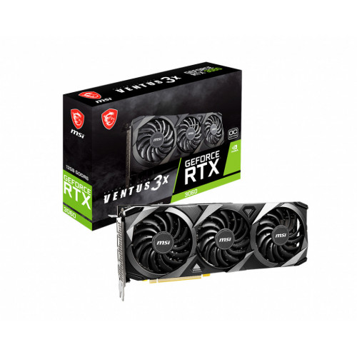 MSI GeForce RTX 3060 VENTUS 3X 12G OC NVIDIA 12...