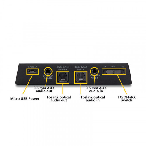 Marmitek 08330 streamer audio digitale Nero