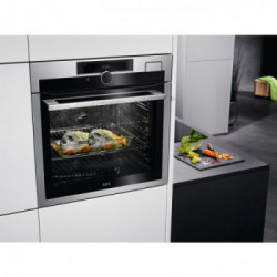 Aeg BSE998230M - Forno Elettrico da Incasso, 70 Litri, Nero, Acciaio Inossidabile, 59.5 cm, Classe A++ 