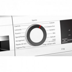 Bosch WQG233D1IT - Asciugatrice a Pompa di Calore, Serie 6, Filtro EasyClean, 8 Kg, Classe A+++ 
