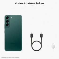 Samsung Galaxy S22 5G Display 6.1'' Dynamic AMOLED 2X, 4 fotocamere, RAM 8 GB, 256 GB, 3.700mAh, Green