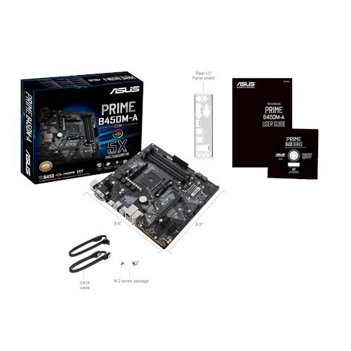 ASUS PRIME B450M-A/CSM Presa AM4 Micro ATX AMD...
