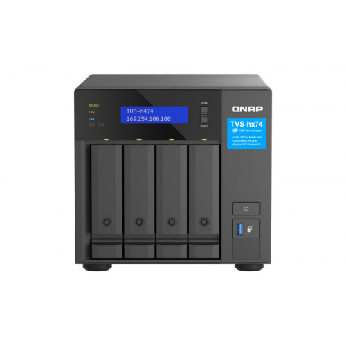 QNAP TVS-H474 NAS Tower Collegamento ethernet...