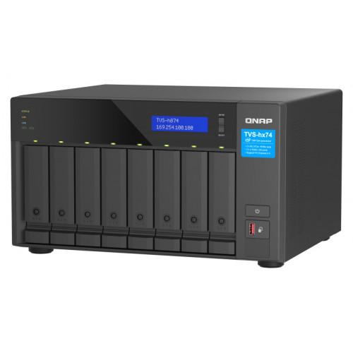 QNAP TVS-h874 NAS Tower Collegamento ethernet...
