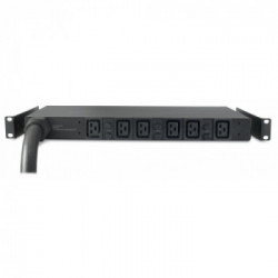 APC Basic Rack PDU AP7526 unità di distribuzione dell'energia (PDU) 1U Nero 6 presa(e) AC