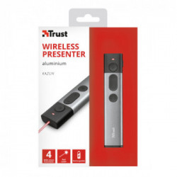 Trust Kazun puntatore wireless RF Alluminio, Nero