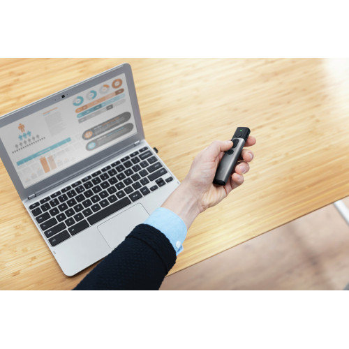 Trust Kazun puntatore wireless RF Alluminio, Nero