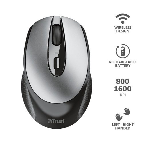 Trust Zaya mouse Ambidestro RF Wireless Ottico...