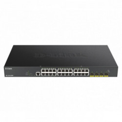 D-Link DGS-1250-28XMP switch di rete Gestito L3 Gigabit Ethernet (10/100/1000) Nero Supporto Power over Ethernet (PoE)