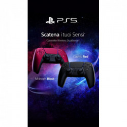 Sony DualSense Nero, Rosso Bluetooth/USB Gamepad Analogico/Digitale PlayStation 5