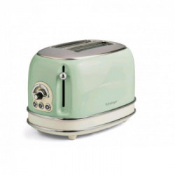 Ariete 155/03 Toaster Vintage - Tostapane, 810 W, 6 Livelli di Tostatura, Verde
