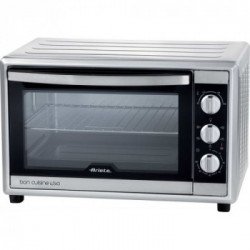 Ariete 986 Bon Cusine - Forno Elettrico con Girarrosto, Funzione Statica e Timer, 1800 W, 45 Lt., Nero