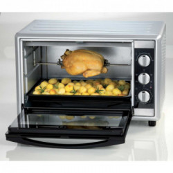 Ariete 986 Bon Cusine - Forno Elettrico con Girarrosto, Funzione Statica e Timer, 1800 W, 45 Lt., Nero