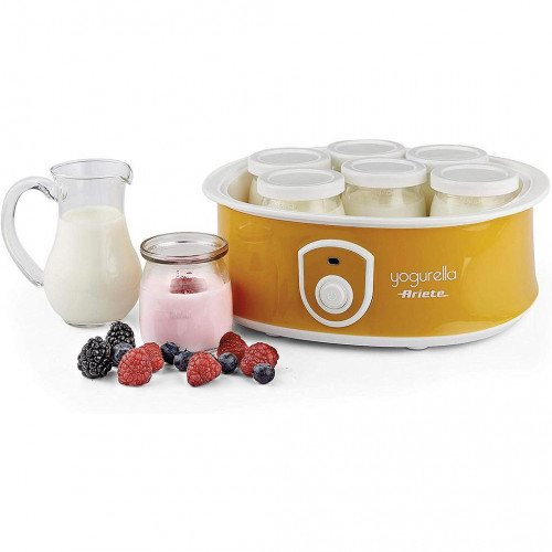 Ariete - Yogurtiera, 7 Vasetti, Giallo