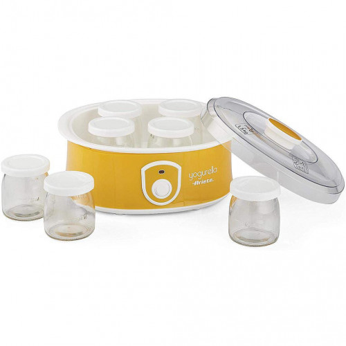 Ariete - Yogurtiera, 7 Vasetti, Giallo