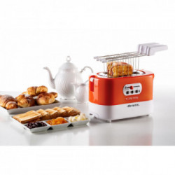 Ariete, Tostapane 2 fette, Arancione, 700 W