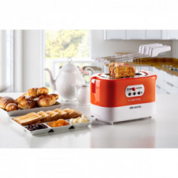 Ariete, Tostapane 2 fette, Arancione, 700 W