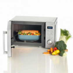Ariete 0953 - Forno a Microonde, 20 Litri, 700 W, Acciaio Inossidabile
