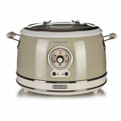 Ariete Vintage Cuociriso a Cottura Lenta, 700W, 5 Modalità Cottura, Ciotola Ceramica 