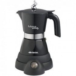Ariete 1358/11 Moka Aroma - Moka Elettrica, 2/4 Tazze, Nero