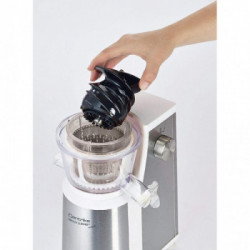 Ariete 177 Centrika Slow Juicer Metal - Estrattore, 400 W, 80 rpm, 1 Velocità + Reverse