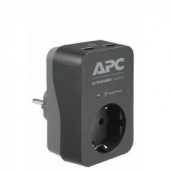 APC PME1WU2B-GR protezione da sovraccarico Nero, Grigio 1 presa(e) AC 230 V