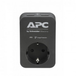 APC PME1WU2B-GR protezione da sovraccarico Nero, Grigio 1 presa(e) AC 230 V
