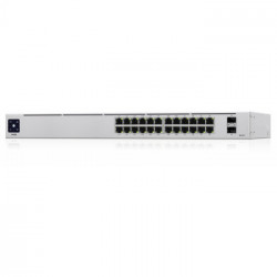 Ubiquiti Networks UniFi 24-Port PoE Gestito L2/L3 Gigabit Ethernet (10/100/1000) Argento 1U Supporto Power over Ethernet (PoE)