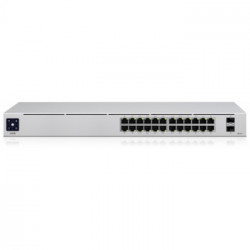 Ubiquiti Networks UniFi 24-Port PoE Gestito L2/L3 Gigabit Ethernet (10/100/1000) Argento 1U Supporto Power over Ethernet (PoE)