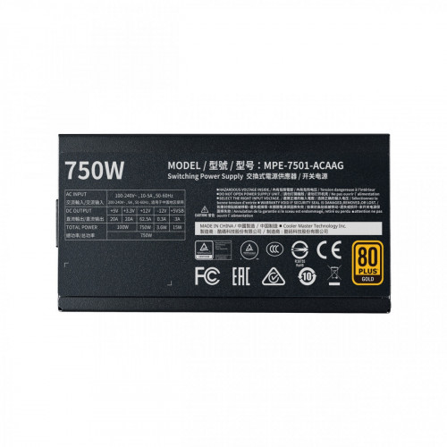 Cooler Master MWE Gold 750 - V2 alimentatore...