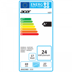 Acer V7 V277bmix 68,6 cm (27") 1920 x 1080 Pixel Full HD LCD Nero