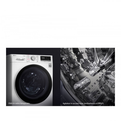 Lg F4WV309S4E - Lavatrice Carica Frontale, 9...