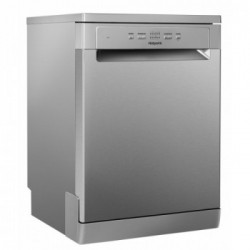 Hotpoint Ariston HFC 2B+26 X - Lavastoviglie da Libera Installazione, Inox, 14 Coperti, Classe E