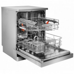 Hotpoint Ariston HFC 2B+26 X - Lavastoviglie da Libera Installazione, Inox, 14 Coperti, Classe E