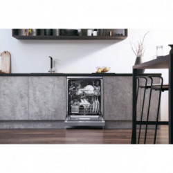 Hotpoint Ariston HFC 2B+26 X - Lavastoviglie da Libera Installazione, Inox, 14 Coperti, Classe E