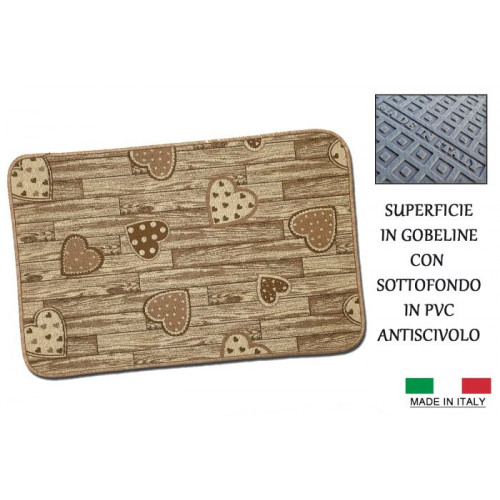 TAPPETO CUCINA DIANA CAMPIGLIO BEIG 53X 80