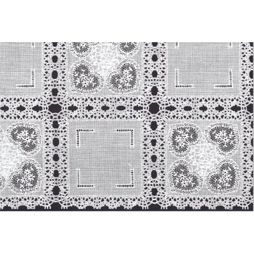 ROTOLO MERLETTO 40 MT.20 QDRO BCO  44410