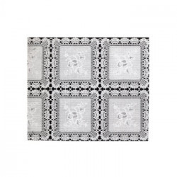 ROTOLO MERLETTO 40 MT.20 QDRO BCO  44340