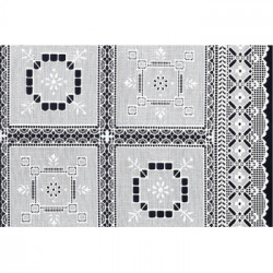 ROTOLO MERLETTO 50 MT.20 QDRO BCO  55440