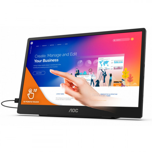 AOC 16T2 monitor touch screen 39,6 cm (15.6")...