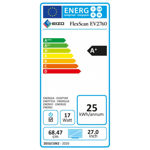 EIZO FlexScan EV2760-BK LED display 68,6 cm...