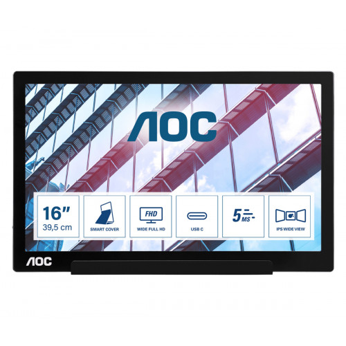 AOC 01 Series I1601P Monitor PC 39,6 cm (15.6")...