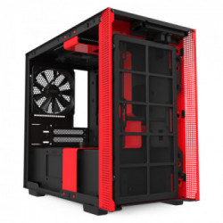 NZXT H210 Mini Tower Nero, Rosso