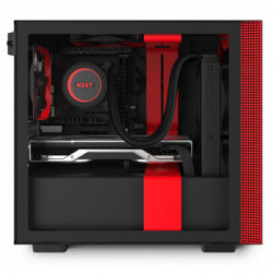 NZXT H210 Mini Tower Nero, Rosso
