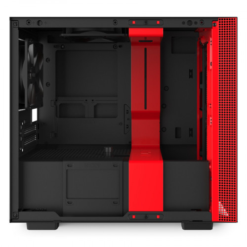 NZXT H210 Mini Tower Nero, Rosso